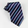Corbata de Hombre 8cm Formal Nudo Hecho a Mano Sin Nudos Cremallera Camisa de Mujer Negocios Gama Alta Estampada Azul Oscuro Rojo Negro