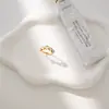 Anillo Jieding de Acero de Titanio y Circonita Europeo y Americano Joyería de Nicho de Alta Gama Anillo Femenino Antidesvanecimiento Joyería de Acero Inoxidable Transfronterizo