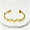 Pulseras de Acero de Titanio con Diseño de Onda en Espiral, Elegantes, Sencillas y Versátiles, Diversas Joyerías de Pulseras de Acero Inoxidable, Pulseras de Joyería para Manos Trenzadas
