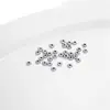 Ventas Directas de Fábrica Acero de Titanio Pulsera que No se Desvanece Espaciadores Cuentas Sueltas Pulsera de Cordón Tejida a Mano Accesorios para Collares Accesorios de Cuentas Materiales