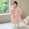 Pijamas gruesos para niñas para otoño e invierno 2026, nueva ropa de estar cálida elegante para niños, pijamas lindos para bebés niñas, modernos