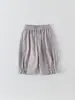 Calças Finas Cropped Estilo Coreano para Bebês e Crianças Pequenas, Novo Estilo de Verão, Calças de Corte Reto Estilosas e Versáteis, Calças Casuais de Verão, Categoria a