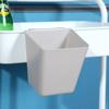 Cesta colgante con ruedas Cesta móvil para almacenamiento de snacks Cubo colgante para artículos varios de cocina Cubo de basura para mesita de noche de dormitorio Cubo de almacenamiento para artículos varios