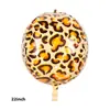 Globos 4D de Amazon 10 Pulgadas 15 Pulgadas 18 Pulgadas 22 Pulgadas 23 Pulgadas Globos de Papel de Aluminio 4D Disco Diseño de Gradiente Colorido