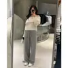 Ahora están disponibles los nuevos Pantalones Casuales de Punto con Cordón Lep*Ein de Diseñador Coreano Otoño e Invierno 2026