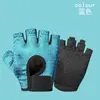 Luvas de Ciclismo Esportivas Meio Dedo Masculinas e Femininas Silicone Líquido Absorção de Choque Antiderrapante Fitness Verão Pesca Montanhismo Respirável