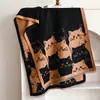 Bufanda de Punto con Textura de Corazón Otoño e Invierno Combinación de Colores Moda Doble Cara para Mujer Imitación Cachemir Cálida Bufanda para Cuello con Aire Acondicionado