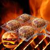 Cesta Cuadrada de Acero Inoxidable para Parrilla de Barbacoa, Rejilla para Barbacoa, Rejilla para Pescado, Rejilla para Barbacoa, Parrilla Portátil Especial para Pescado