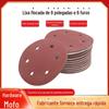 Disco de lixa redondo de 9 polegadas com 6 furos e 8 furos, ventosa, lixa de flocagem, veludo, autoadesivo, massa de polimento de parede, atacado
