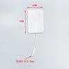 Lámina de electrodos de masaje de fisioterapia en stock, 4 x 4 cm, tipo de inserción de aguja, pasta de hidrogel, lámina de electrodos no tejidos de frecuencia media y baja