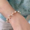 Pulsera Envolvente de Perlas de Agua Dulce de Fábrica Zhuji Pulsera para Mujer Estrellas del Cielo Diseño Nicho Joyería Joyería de Mano Venta al por Mayor