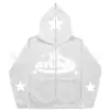 Sudadera con capucha de moda 2025 Nueva Sudadera con capucha Cruzada Estampada Tesoro Nacional Cardigan con cremallera Camisa estampada Venta directa al extranjero