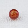 Los ocho santos patronos de ágata roja, los doce signos del zodíaco, dragón, ben, buda, bodhisattva, cuentas redondas, cuentas sueltas, pulsera, accesorios, cuentas sueltas