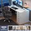 Mesa de Computador para Quarto de Menina, Mesa de Trabalho para Uso Doméstico, Mesa Gamer Branca, Mesa Simples Moderna, Mesa Estilo Creme