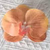 Cabezas de flores artificiales de orquídea mariposa, materiales para flores de pared, materiales para pasadores y accesorios para el cabello hechos a mano para DIY, piezas de flores y accesorios de pétalos para decoración de bodas