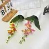 Tres Orquídeas Phalaenopsis con Macetas Altas Abiertas para Fotografía de Bonsái, Accesorios de Plantas en Maceta, Decoración de Hotel para Bodas, Adornos de Flores Artificiales