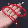 Cordón para Colgante de Jade Hetian de una Cara 2021 Colgante de Jade Verde Aceite Cordón para Collar Colgante DIY Hecho a Mano Hebilla de Paz Cordón Rojo