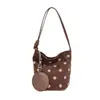 Bolso de Lunares para Mujer 2026 Modelo Nuevo, Bolso de Teléfono Móvil de Moda Personalizado, Bolso Casual de Hombro Debajo del Brazo, Bolso de Moda para Viajes Diarios