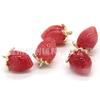 Hengchuang botón metálico de resina de fresa color ropa forma especial botón infantil ropa hebilla de botón de aleación de zinc ropa