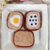 Liquidação em estoque Feltro de Lã Decorações de Donut para Chá da Tarde Biscoitos Sobremesa de Chocolate Processável