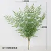 Plantas Verdes Simuladas, Decoración de Interiores, Sala de Estar, Adornos de Entrada, Habitación Modelo de Hotel, Hojas de Helecho, Nuevo Estilo Chino