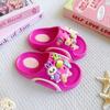 Nuevas Chanclas de EVA de Dibujos Animados de Frutas Versátiles para Niñas, Sandalias de Playa de Moda de Doble Color con Suela Suave Antideslizante