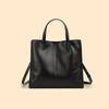 Bolso de Piel Genuina para Mujer 2026 Bolso Cuadrado Vertical de Gran Capacidad Bolso de Hombro Cruzado Simple Maletín para Mujer de Primera Capa de Piel de Vaca