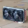 Adecuado para microevaporador CP2x6x240, condensador enfriado por aire, disipador de calor de aletas de tubo de cobre, puede alojar 2 unidades