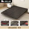 Cama flotante de hierro forjado, cama simple de estructura de hierro sin cabecero, cama doble con base de listones, uso doméstico, cama individual de tatami engrosada