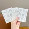 Pegatinas de Diamantes de Imitación de Princesa para Maquillaje Facial Infantil y Decoración de Escenario para Niñas Vienen con Adhesivo