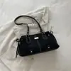 Bolso de hombro para mujer, nuevo diseño de moda transfronterizo otoño/invierno, estilo coreano minimalista, bolsa de mano de gran capacidad, ligero y lujoso