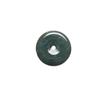 Jade Birmano Natural Grado A 20mm Hebilla Pacífica Colgante de Jade Joyería Pendientes Colgante de Jade Venta al por Mayor Agujero para Certificado Diámetro
