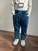 Pantalones vaqueros para niños con forro polar, engrosados, ropa para niñas, nuevo estilo Otoño e Invierno 2026, pantalones largos casuales cálidos para niños, bebés