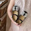 Zapatos de Princesa Elegantes para Niñas con Pedrería Brillante, Estilo Moda Coreana, Zapatos de Cuero Infantiles Modernos y Versátiles para Primavera y Otoño