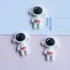 Adesivo de Resina de Astronauta Desenho Animado Fofo, Nave Espacial, Lua, Material para Acessórios de Joias Artesanais DIY, Brincos, Chaveiro