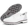 Zapatos de Golf de Cuero Talla Grande Transfronterizos para Hombre con Tacos Fijos, Otros Zapatos Casuales de Algodón Microfibra de Equilibrio