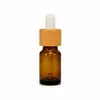 Frasco Conta-gotas de Óleo Essencial 5ml10ml15ml30ml50ml Frasco Dispenser de Vidro Marrom Essência Orvalho Puro Frasco Cosmético
