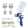 Conjunto de Três Peças H827 Plus de Pistolas de Pintura Automotiva para Exportação, Pistolas de Pintura de Alta Atomização, Tecnologia Hvlp Pneumática para Primers