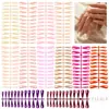 Caja de Set de Puntas para Uñas Manicura Sólida Color Mate con Brillo Estilo Francés de 288 Piezas, el Más Vendido de Amazon