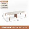 Mesa de conferencias de oficina, mesa larga, sencilla y moderna, combinación de mesa y silla para sala de conferencias, mesa de conferencias pequeña, mesa de negociación para recepción