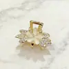 Pinza para el Cabello Pequeña de Gama Alta Estilo Ojo de Gato, Pinza Compacta y Exquisita para Medio Recogido para Mujeres, Nuevo Modelo 2025, Accesorio para el Cabello de Pinza para la Parte Posterior de la Cabeza