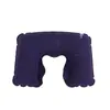 Almohada Inflable en Forma de U para Viaje Estudiantil Viaje de Negocios Tren de Alta Velocidad Soporte para la Espalda Almohada para el Cuello Dormir Almohada de Soporte para el Cuello de Larga Distancia