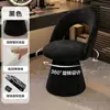 Banco de Maquillaje para Vestidor con Respaldo Giratorio, Nuevo Modelo 2026 Silla de Tocador para Dormitorio Principal de Niñas, Sensación de Lujo Ligero y Gama Alta