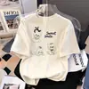 Camiseta de Manga Corta para Niñas Estudiantes de Primaria 2026 Estilo Nuevo Verano Casual Top de Algodón para Niñas Mayores Ropa para Niñas