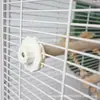 Escalera de Escalada para Loro Accesorios para Jaula de Pájaros Pájaro Pequeño Puente Colgante de Madera Escalera de Nube Columpio Juguete para Loro Escalera de Masticar Suministros para Jaula de Pájaros