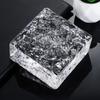 Ladrillo de Vidrio Super Blanco Ladrillo de Cristal Transparente Cuadrado Pared Divisoria Baño Internet Rojo Arte Sólido Hueco Patrón de Hielo