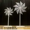 Adereços de moinho de vento de casamento elétrico estrada chumbo dança de casamento Mesa T roda gigante de ferro decoração de cena ornamentos de moinho de vento rotativos