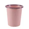 Lixeira de Cozinha com Aro de Fixação, Listras Verticais, Lixeira Doméstica, Sala de Estar, Banheiro, Lixeira Grande, Atacado