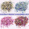 30 Colores Piedra Mineral Imitación Grava de Vidrio Asimétrica Pluma Decorativa Creativa DIY para Uñas Portaplumas Marco de Fotos Material de Relleno para Pintura