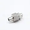 Acero Inoxidable 304316L Sello Cónico Conector Recto Soldado Jb 319.16kg Junta Recta Soldada a Tope